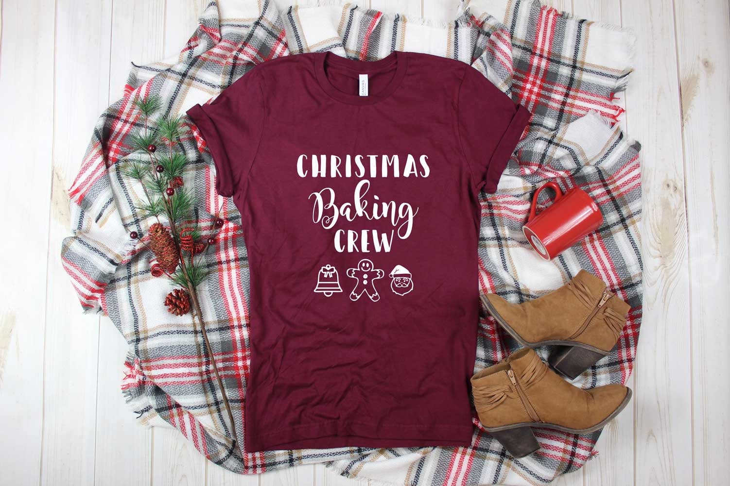 Weihnachts Shirt. Weihnachten Baking Crew Urlaub Super Weiches & Bequemes Unisex T-Shirt. Lustiges Weihnachtscrew von BlueSandTextiles
