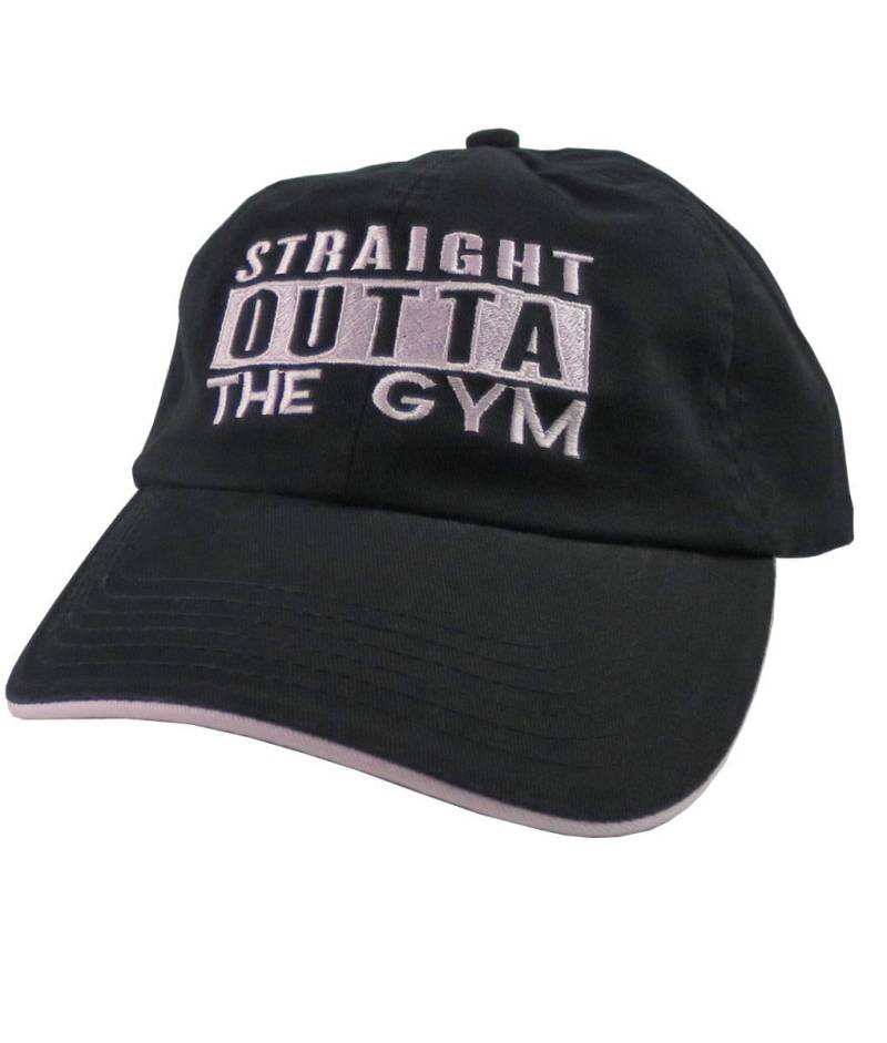 Straight Outta The Gym Dad Hat Pinke Stickerei, Verstellbare Baseballkappe Straight Outta The Gym Dad Hat Pinke Stickerei, Verstellbare Baseballkappe von BlueShoppeStudio