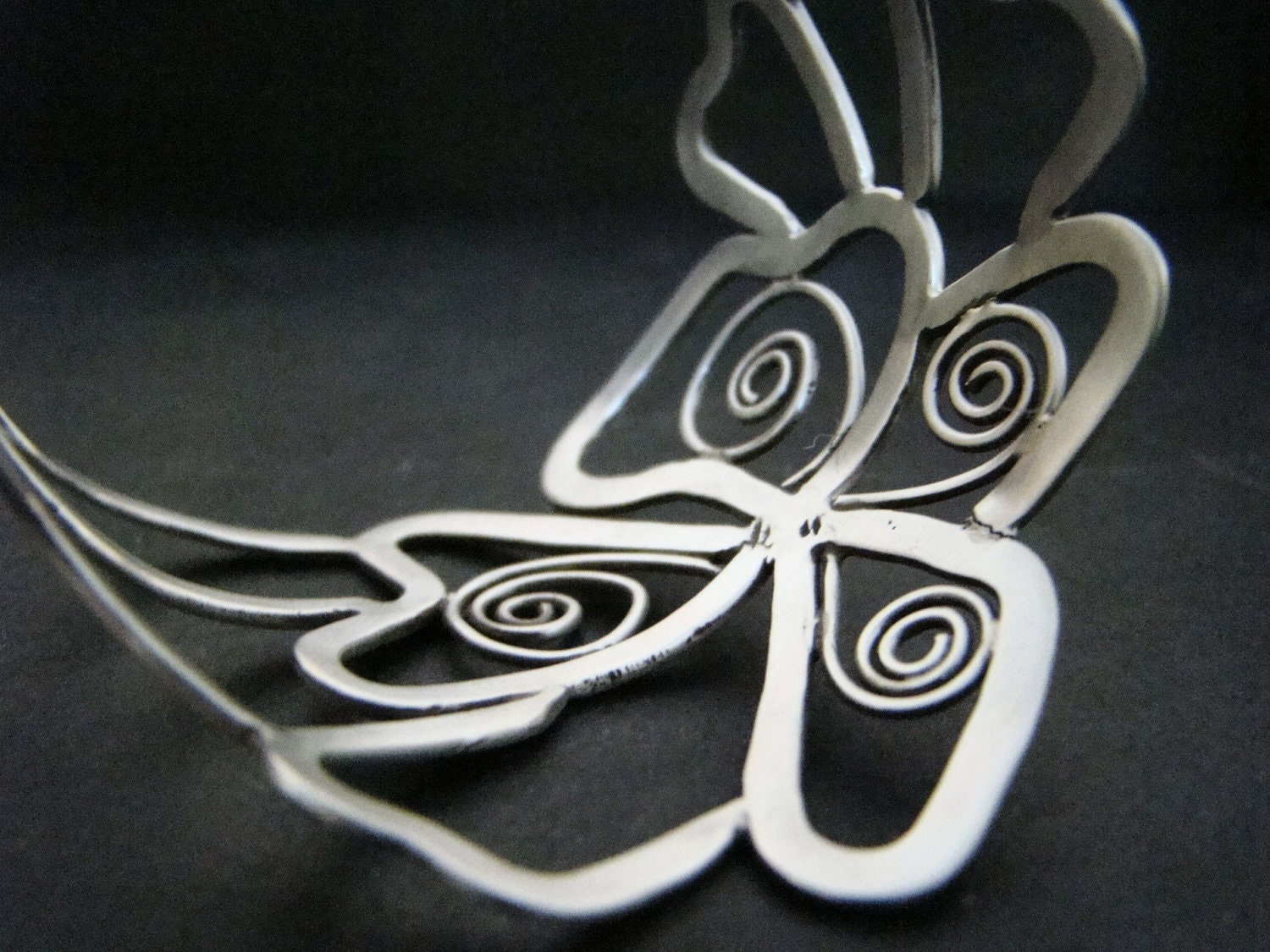 Schmetterling - Armband in 925Er Silber Mit Komplizierten Und Empfindlichen Mustern Schmetterling - Armband in 925Er Silber Mit Komplizierten Und Empfindlichen Mustern von BlueSunflowerStudio