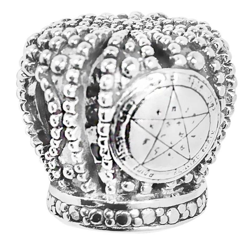 Charm Amulett Kabbalah Wünsche Siegel Pentagramm König Salomo Weisheit Silber 925 Charm Amulett Kabbalah Wünsche Siegel Pentagramm König Salomo Weisheit Silber 925 von BlueWhiteShop