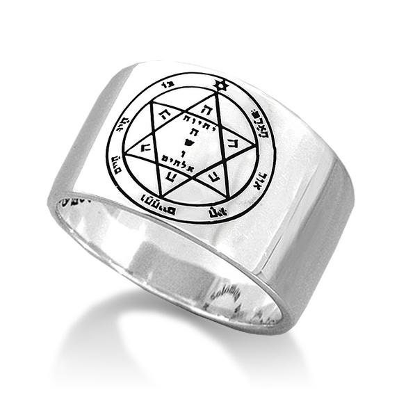 Kabbalah Gesundheit Siegel Amulett König Solomon Ring Silber 925 Talisman Kabbalah Gesundheit Siegel Amulett König Solomon Ring Silber 925 Talisman von BlueWhiteShop