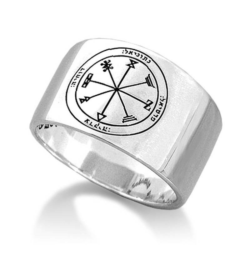 Kabbalah Überfluss Siegel Amulett König Solomon Ring Silber 925 Talisman Kabbalah Überfluss Siegel Amulett König Solomon Ring Silber 925 Talisman von BlueWhiteShop