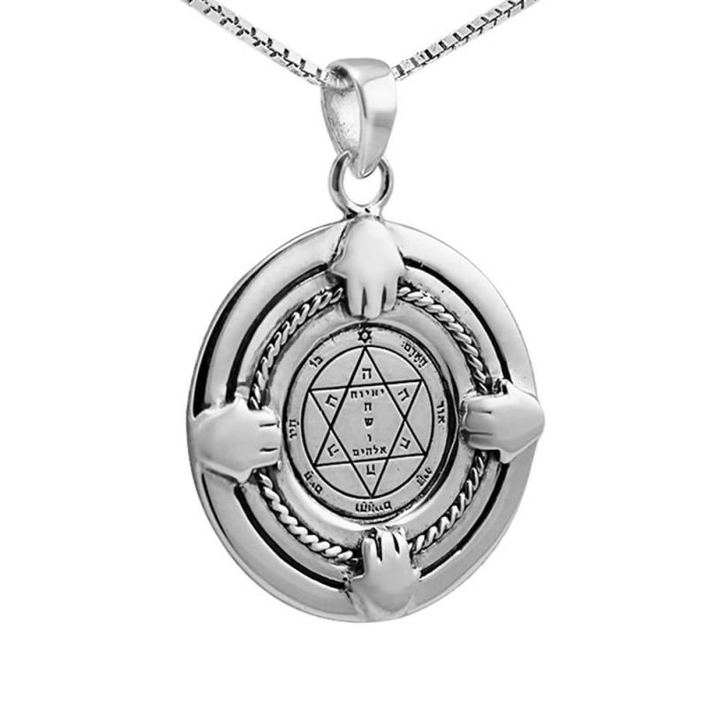 New Kabbalah Anhänger Gesundheit Siegel Pentakel König Solomon Weisheit Amulett Silber 925 New Kabbalah Anhänger Gesundheit Siegel Pentakel König Solomon Weisheit Amulett Silber 925 von BlueWhiteShop