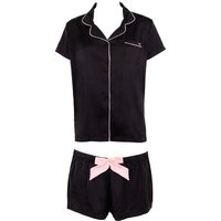 Bluebella Abigail Set Aus Shirt und Shorts Schwarz/Rosa von Bluebella - DE