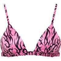 Bluebella BB x Ashley Williams Luxus-Satin-Soft-BH mit Tattoo-Print von Bluebella - DE