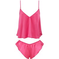 Bluebella Faye Set aus Camisole und Shorts Fuchsia-Rosa von Bluebella - DE