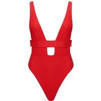 Bluebella Lucerne Plunge-Badeanzug Rot von Bluebella - DE