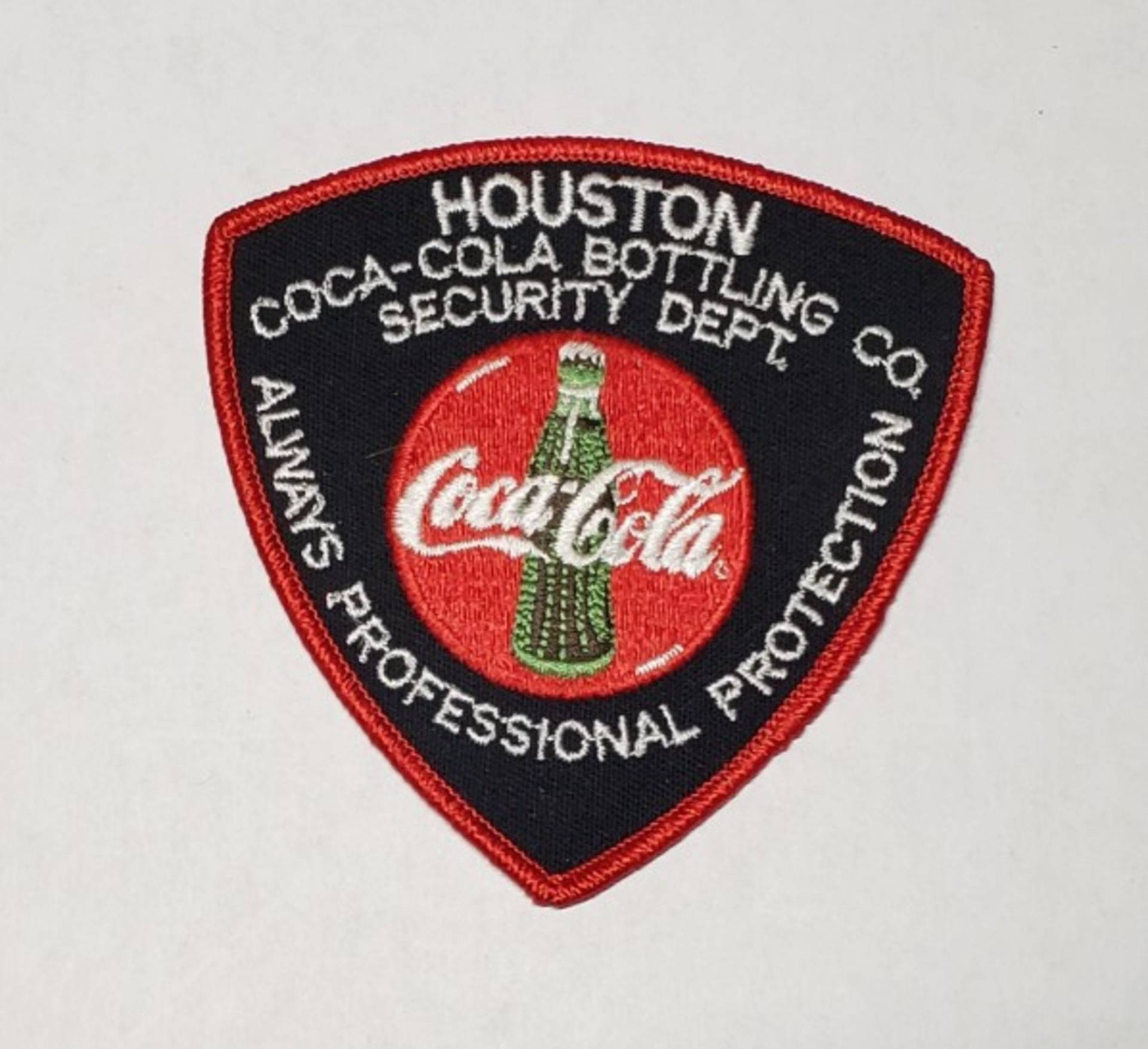 Houston Coca Cola Sicherheitsabteilung Vintage Aufnäher, 4 "B X 4" H von BluebonnetPatches