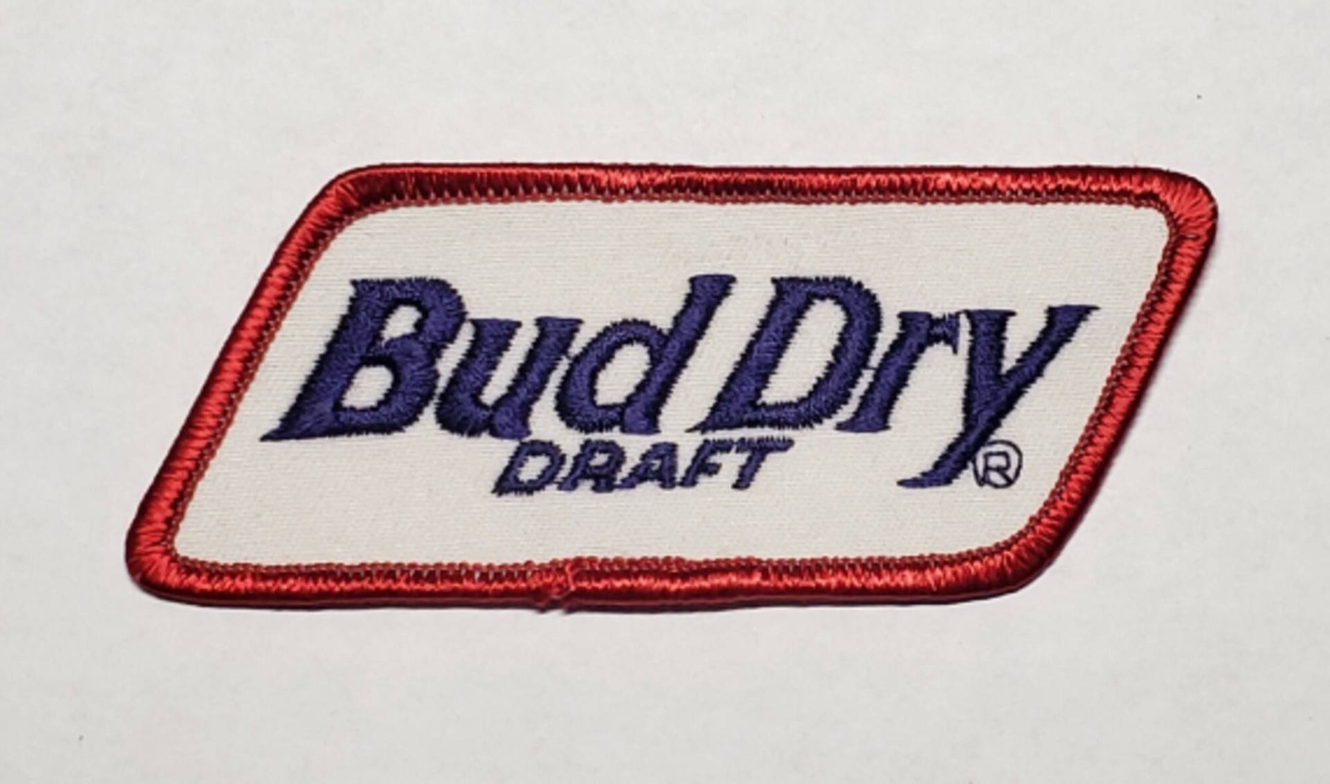 Vintage Patch Zum Aufnähen Von Bud Dry Draft, 10 cm B X 4 H von BluebonnetPatches