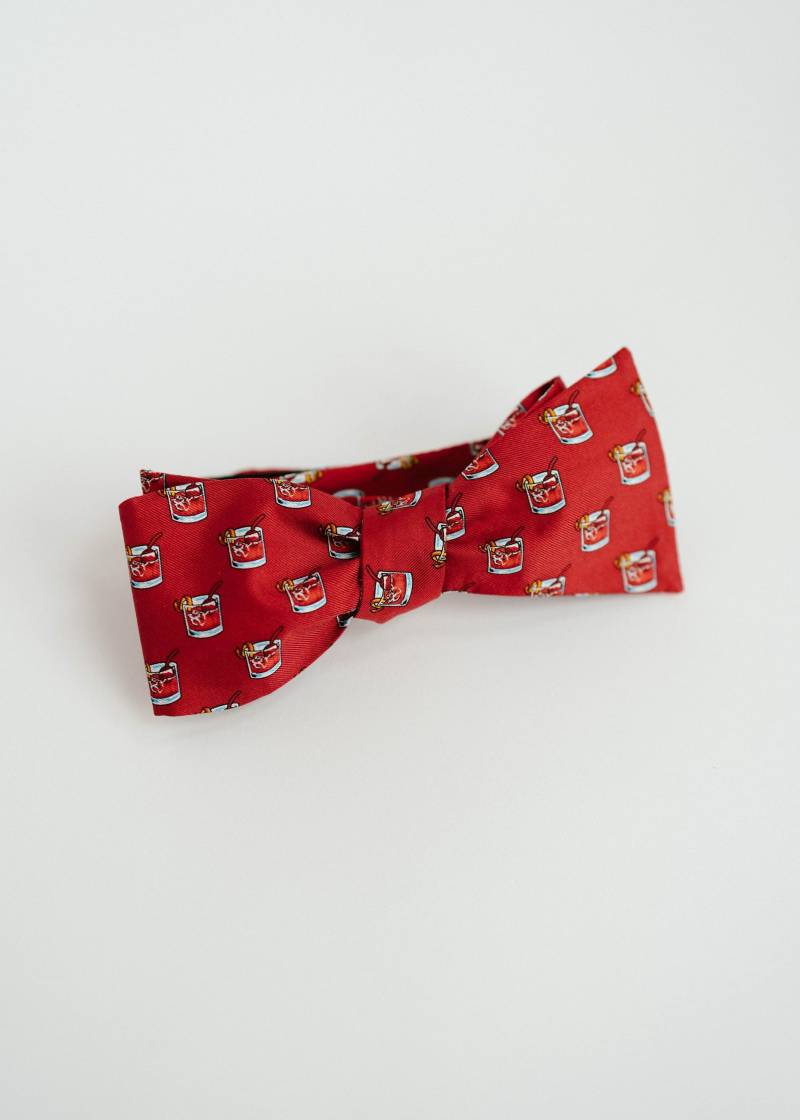 Rote Seidenfliege - Old Fashioned Cocktail Print Rote Seidenfliege - Old Fashioned Cocktail Print von BluegrassBowtie