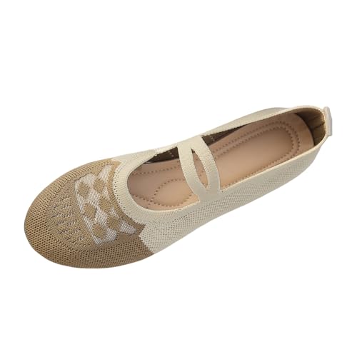 Ballerinas Damen Tanzschuhe Mittelalter Freizeitschuhe Gewebte Flache Loafer Balerinaschuhe mit Rundem Kopf Weite H Schuhe Bequem Gymnastikschuhe Leicht Rutschfest Orthorinas Ballerina Ballerinas Damen Tanzschuhe Mittelalter Freizeitschuhe Gewebte Flache Loafer Balerinaschuhe mit Rundem Kopf Weite H Schuhe Bequem Gymnastikschuhe Leicht Rutschfest Orthorinas Ballerina von Bluelucon