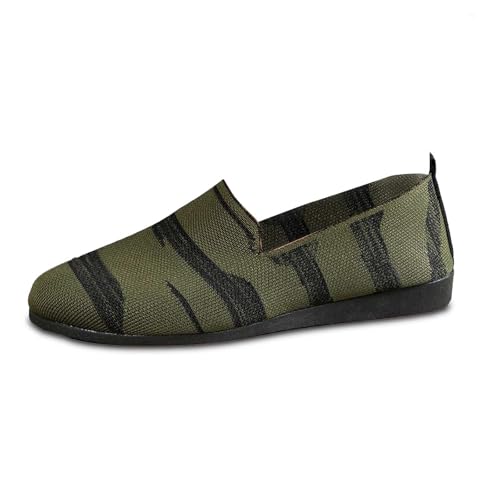 Bluelucon Halbschuhe Damen Freizeitschuhe Sommer Atmungsaktiv Segelschuhe Tanzschuhe Leicht Slipper mit Strass und Spitzer Zehenpartie Lässig Flach Spitzenschuhe Sommerschuhe von Bluelucon