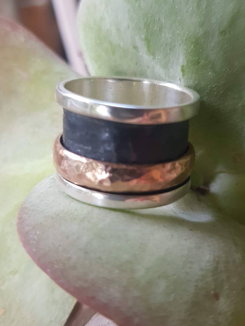 Bluenoemi Spinner Ring Rosegold/925 Sterling Silber Rose Gelbgold von Bluenoemi