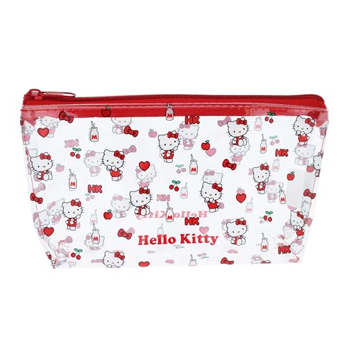 Blueprint Collections Hello Kitty Federmäppchen, niedliche Aufbewahrung für Schulbedarf, Hello Kitty Schreibwaren und Geschenke, mehrfarbig, Klassisch von Blueprint Collections
