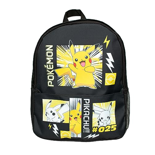 Blueprint Collections Pokemon Rucksack | Schultasche | Pikachu Rucksack | Pokemon Tasche | Pokemon Schultasche | Kinderrucksack | Jungen Rucksack, mehrfarbig, M von Blueprint Collections