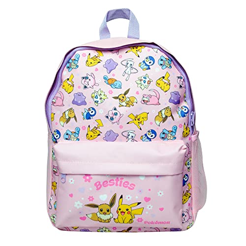 Pokemon Rucksack | Pokemon Besties Schreibwaren | Pokemon Rucksack | Schulanfang | Kinder Schultasche | Rucksack für Jungen und Mädchen mehrfarbig, mehrfarbig, M von Blueprint Collections