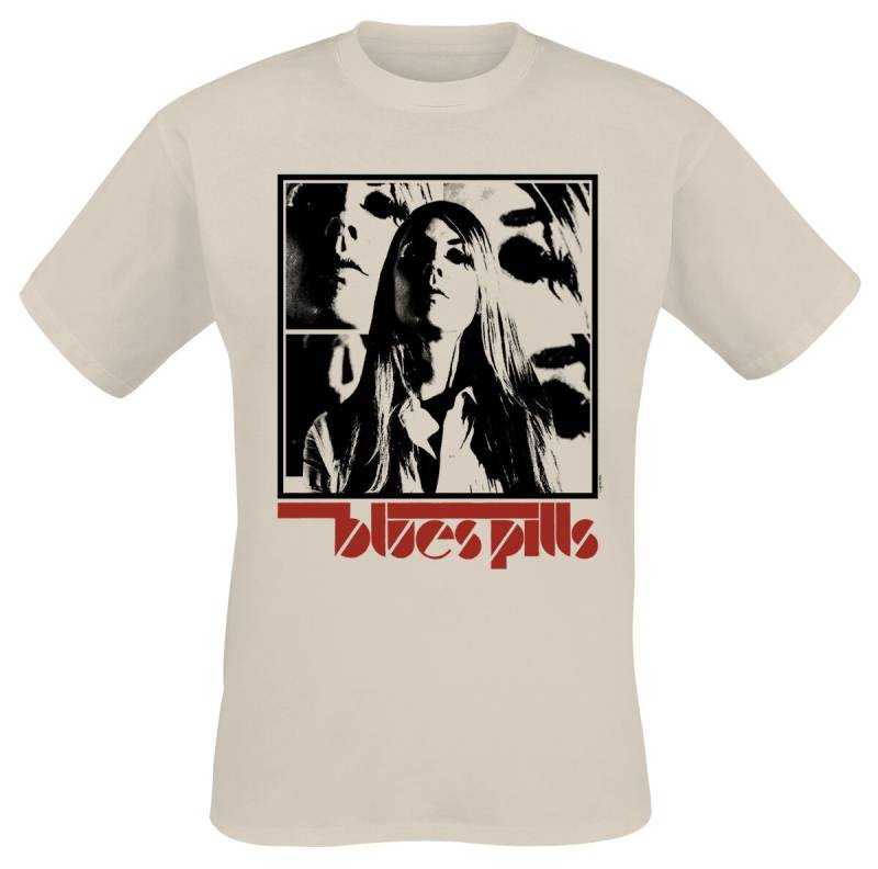 Blues Pills T-Shirt - Elin Larsson Foto - M bis L - für Männer - Größe M - sand  - Lizenziertes Merchandise! Blues Pills T-Shirt - Elin Larsson Foto - M bis L - für Männer - Größe M - sand  - Lizenziertes Merchandise! von Blues Pills