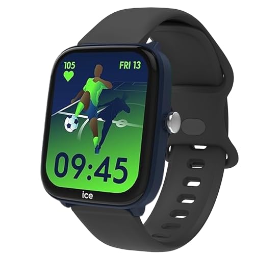 Blueshaweu 20mm Armband Kompatibel mit Ice-Watch - ICE smart junior 2.0, Silikon Ersatz Uhrenarmband Kompatibel Für Ice-Watch - ICE smart junior 2.0, 3.0, 3.0 FM (schwarz) von Blueshaweu