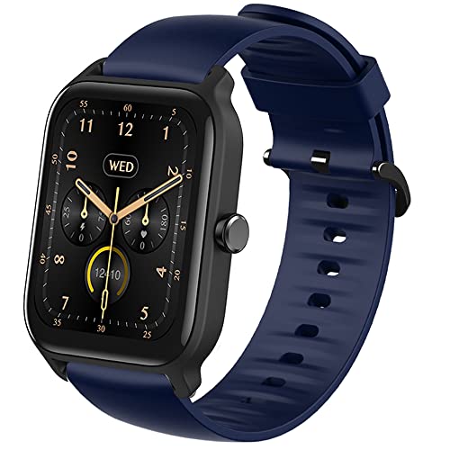 Blueshaweu Armband Kompatibel Für Gydom IDW13 Smartwatch 1.8", Sport Silikon Classic Ersatz Uhrenarmband Für TOOBUR IDW13 / Gydom IDW13 Smartwach (blau) von Blueshaweu