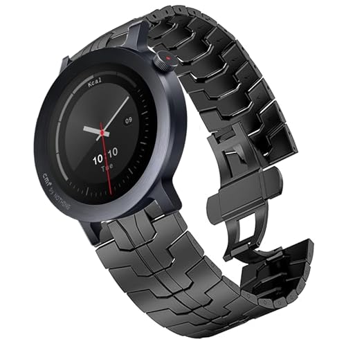 Blueshaweu Armband Kompatibel mit CMF Watch 3 Pro, Classic hohe Qualität Edelstahl Uhrenarmband Kompatibel Für CMF Watch Pro 1, 2, 3 Pro Smartwatch (Schwarz) von Blueshaweu