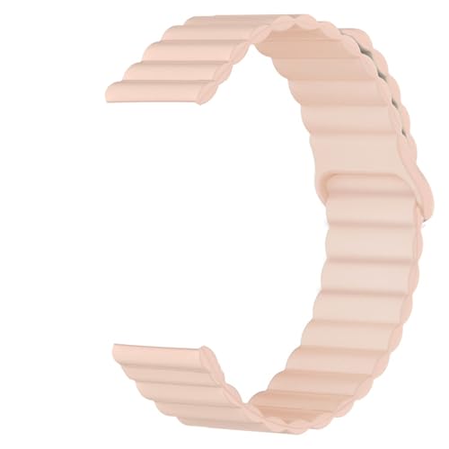 Blueshaweu Armband Kompatibel mit PLAUD NotePin Sprachrekorder, Weiches Silikon Ganz Magnetisch Einstellbar Uhrarmband Kompatibel Für PLAUD NotePin KI-Sprachrekorder (Rosa) von Blueshaweu