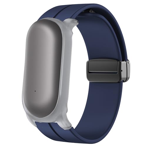 Blueshaweu Armband Kompatibel mit PLAUD NotePin Sprachrekorder, Weiches Silikon Ganz Magnetisch Einstellbar Uhrarmband Kompatibel Für PLAUD NotePin KI-Sprachrekorder (blau) von Blueshaweu
