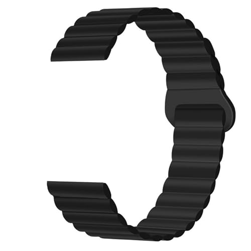 Blueshaweu Armband Kompatibel mit PLAUD NotePin Sprachrekorder, Weiches Silikon Ganz Magnetisch Einstellbar Uhrarmband Kompatibel Für PLAUD NotePin KI-Sprachrekorder (schwarz) von Blueshaweu