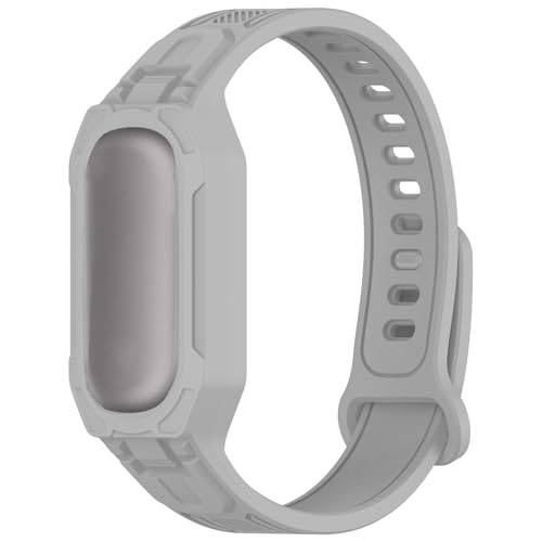 Blueshaweu Silikon Armband Kompatibel mit PLAUD NotePin Sprachrekorder, Gehäuse Robust Hülle mit Armband Kompatibel für PLAUD NotePin KI-Sprachrekorder (Grau) von Blueshaweu