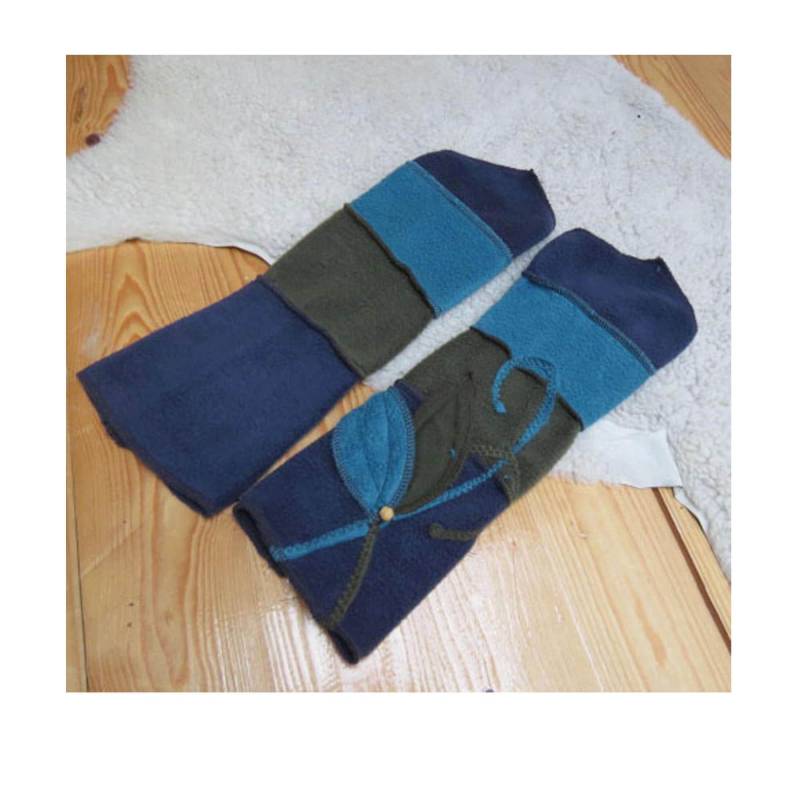 Unikat Armstulpen Stulpen Handschuh Ersatz - Goa, Larp, Boho, Hippie, Festival Elfe Onesize von Bluetentanz