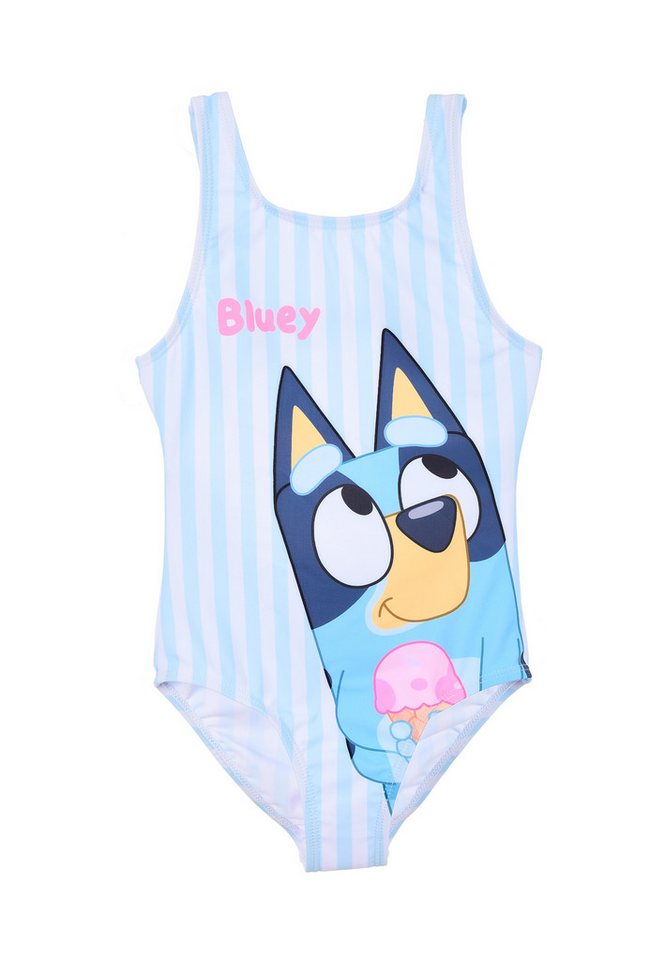 Bluey Badeanzug Bluey Badeanzug für Mädchen mit Motiv von Bluey