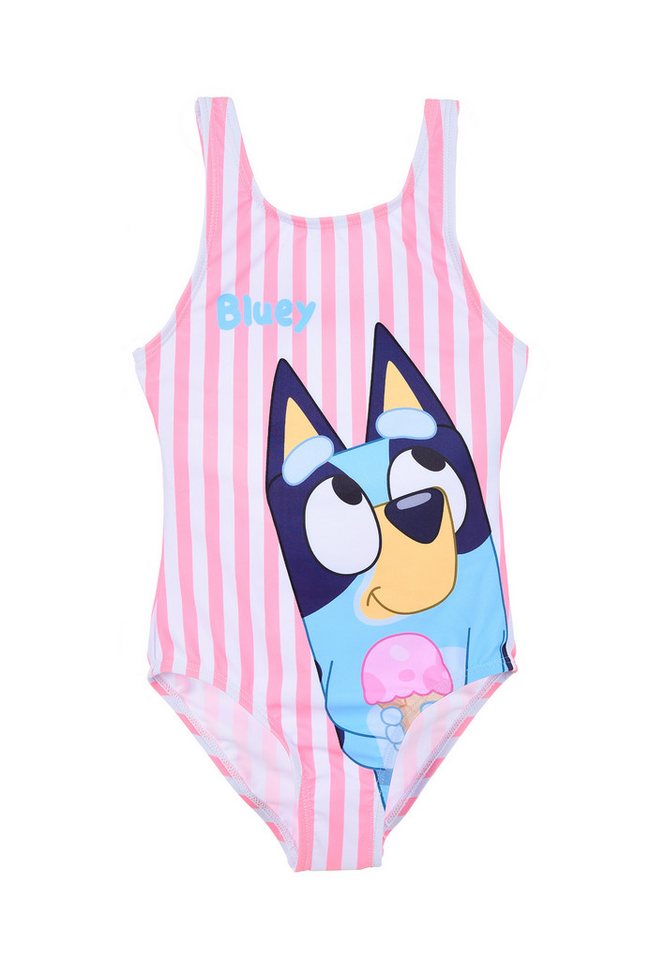 Bluey Badeanzug Bluey Badeanzug für Mädchen mit Motiv von Bluey