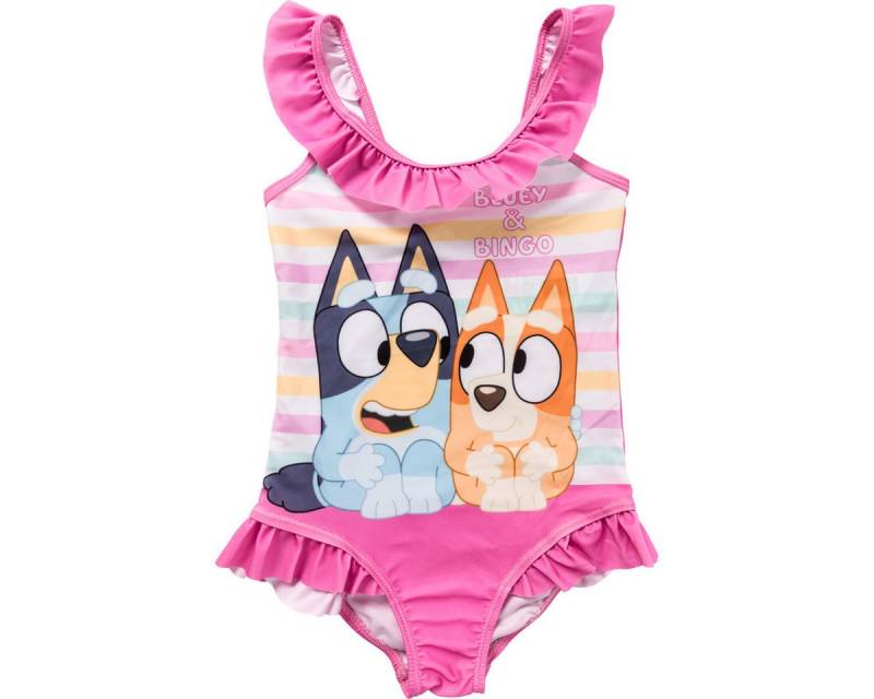 Bluey Badeanzug Bluey & Bingo Mädchen (1-St) Bademode, Monokini, Badebekleidung, Swimwear, Einteiler von Bluey