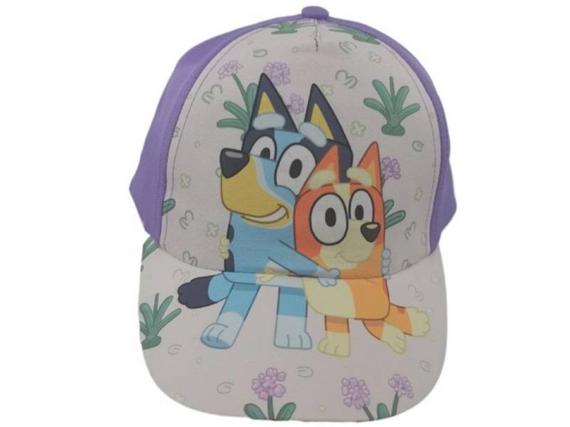 Bluey Baseball Cap Basecap Cap Kappe Bluey Lila von Bluey