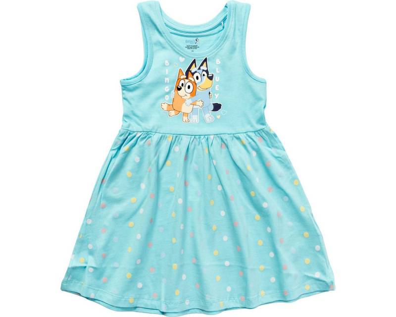 Bluey Jerseykleid Bluey & Bingo Mädchen (1-tlg) Bekleidung, Outfit, Dress, Robe, Sommerkleid von Bluey