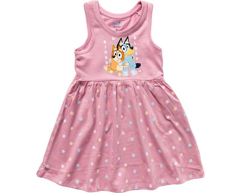 Bluey Jerseykleid Bluey & Bingo Mädchen (1-tlg) Bekleidung, Outfit, Dress, Robe, Sommerkleid von Bluey