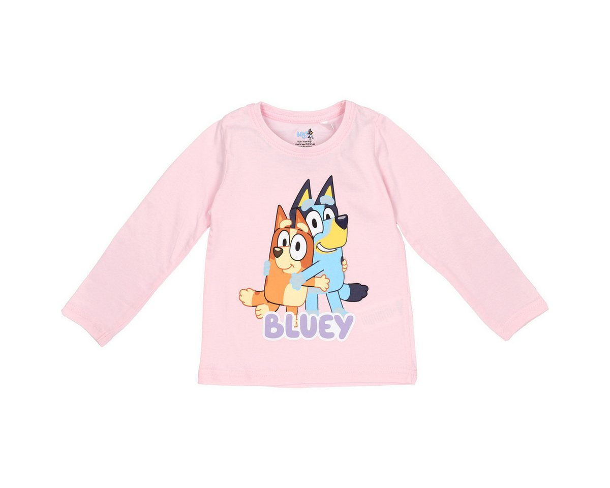 Bluey Langarmshirt Bluey & Bingo Mädchen Pullover, Sweatshirt, Pulli, Shirt, Longsleeve von Bluey