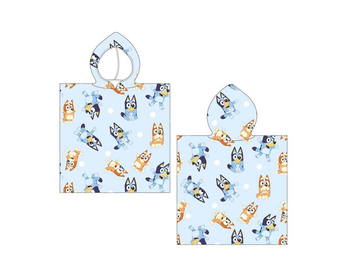 Bluey Poncho Bluey Poncho 50x115cm – Strandtuch für Kinder von Bluey