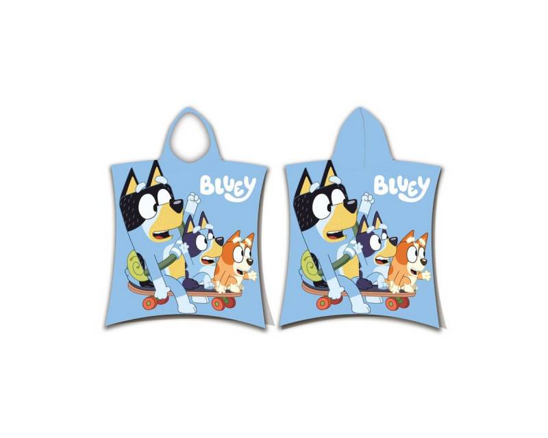 Bluey Poncho Bluey Strandponcho 50x115cm – Skate Design für Kinder von Bluey