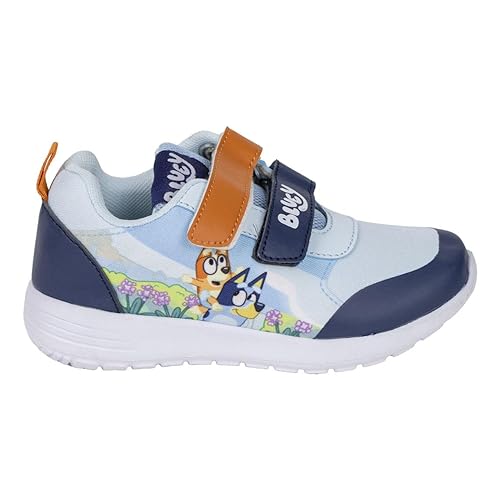 Bluey Schuhe für Kinder Jungen Mädchen, Sportschuhe, Bandit Heeler und Chilli Heeler Sneakers, Leichte Sneakers, Größen EU 24 bis 31 (EU Schuhgrößensystem, Kleinkind, Numerisch, M, 26) von Bluey