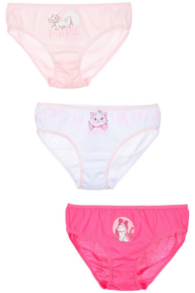 Disney Slip Aristocats Marie (3-St) Mädchen Unterhosen Gr.98 -116 cm von Disney