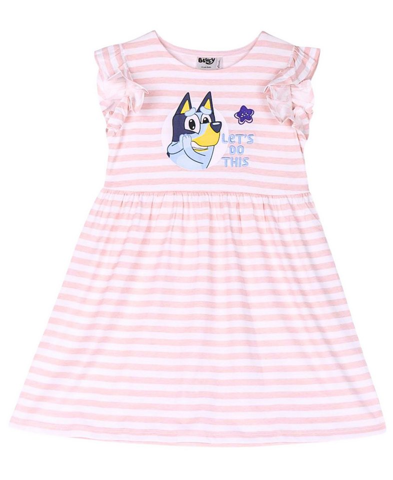 Bluey Sommerkleid LET´S DO THIS Mädchen Jerseykleid Gr. 92-116 cm von Bluey