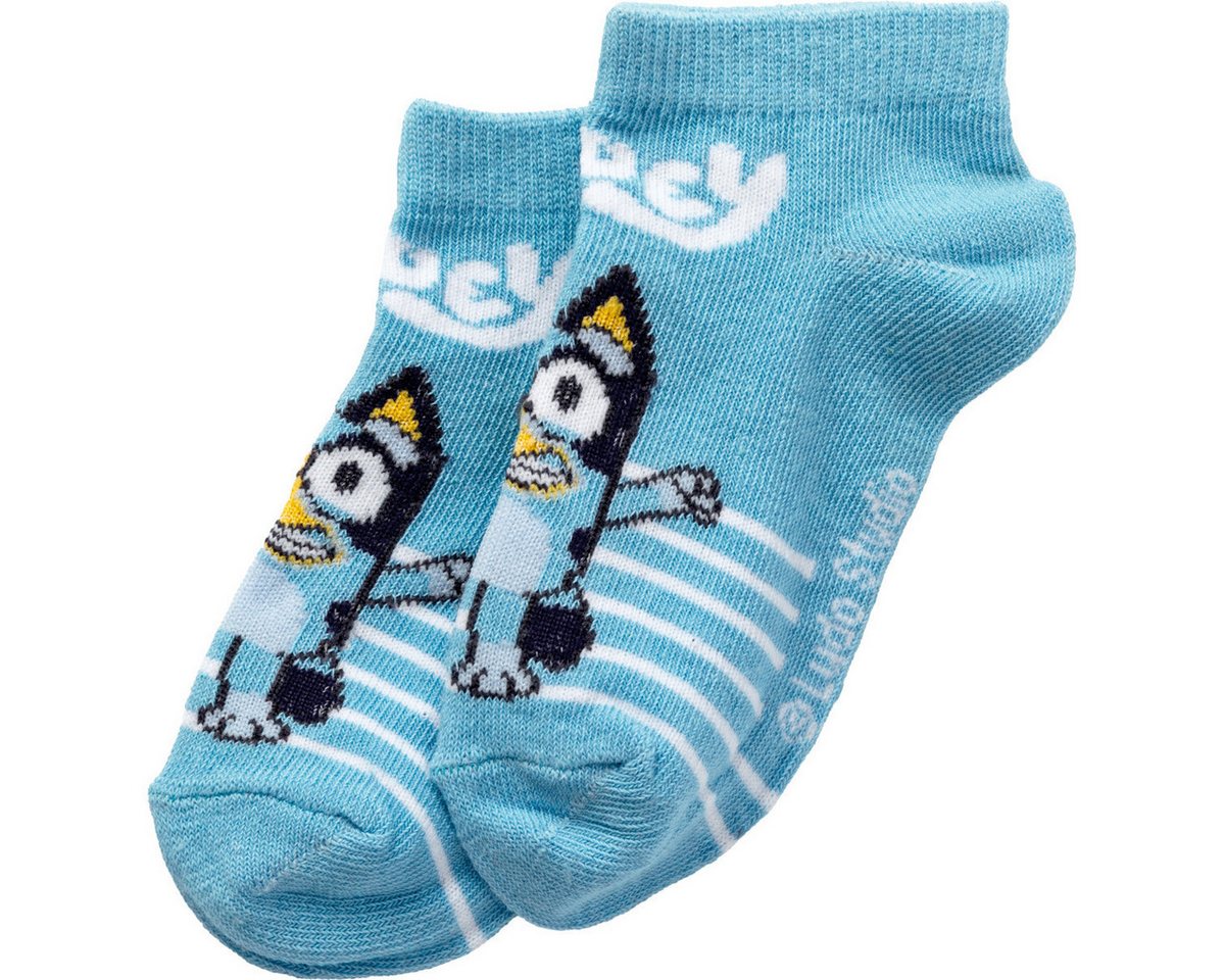 Bluey Strümpfe Uni Streifen Unisex Kinder (1-Paar) Unterwäsche, Strümpfe, Kniestrümpfe, Sportsocken, Söckchen von Bluey
