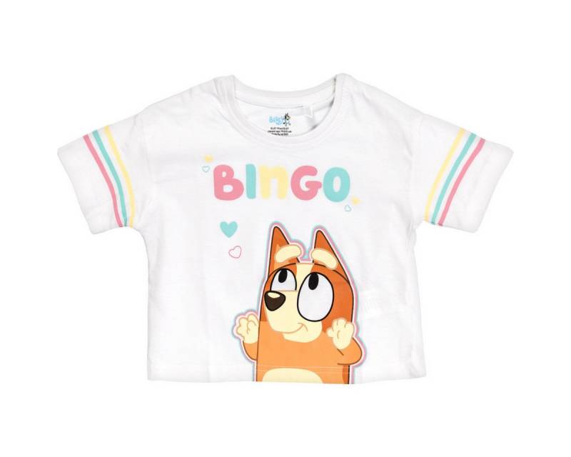 Bluey T-Shirt Bluey & Bingo Unisex Kinder (1-tlg) Shirt, Oberteil, Leibchen, Funktionsshirt, Shortsleeve Shirt von Bluey