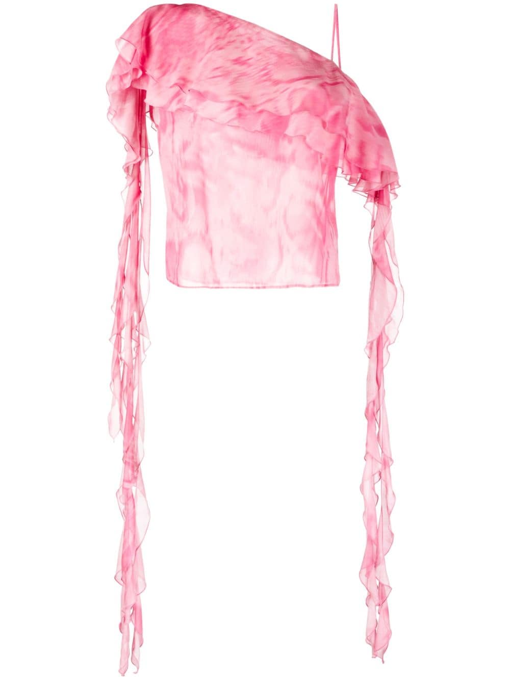 Blumarine Asymmetrische Bluse - Rosa von Blumarine