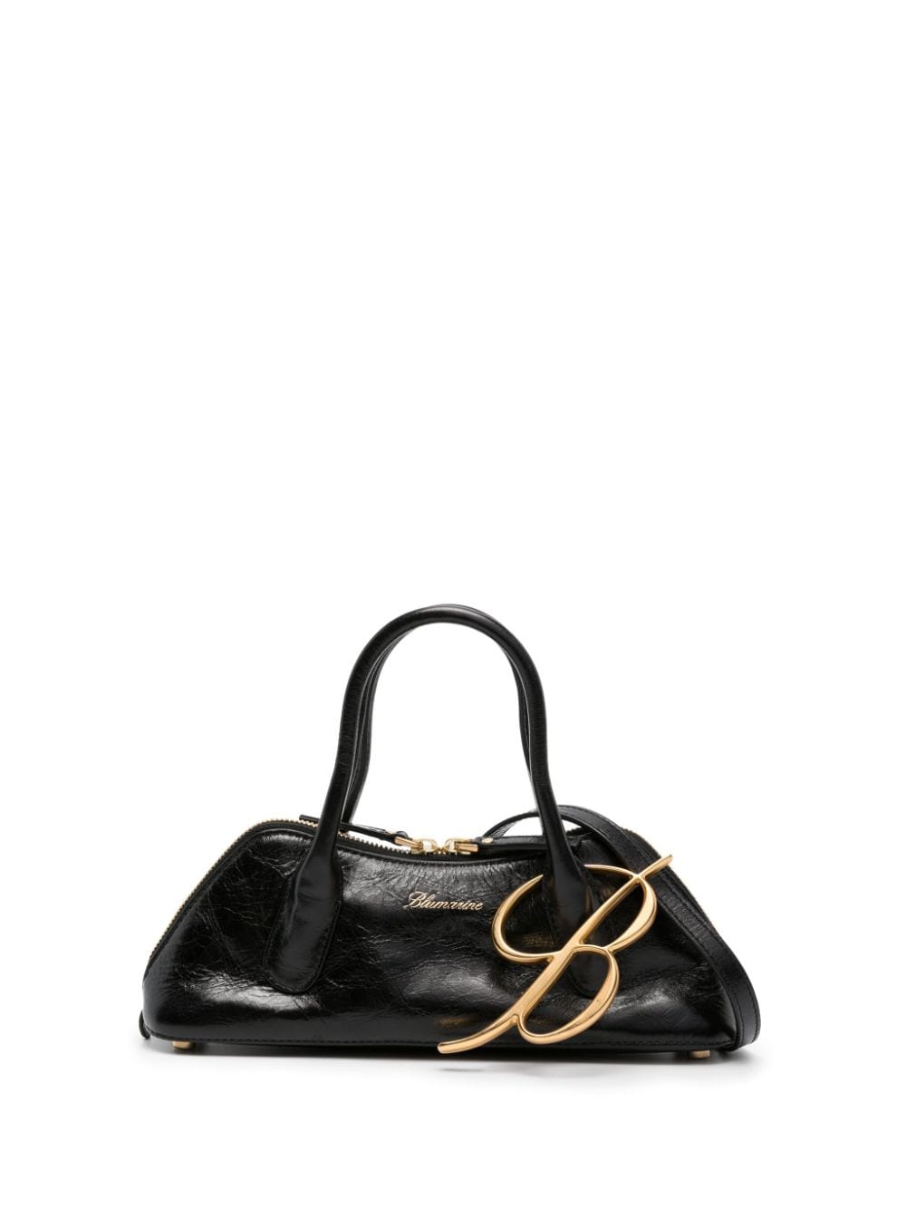 Blumarine Handtasche mit Logo - Schwarz von Blumarine