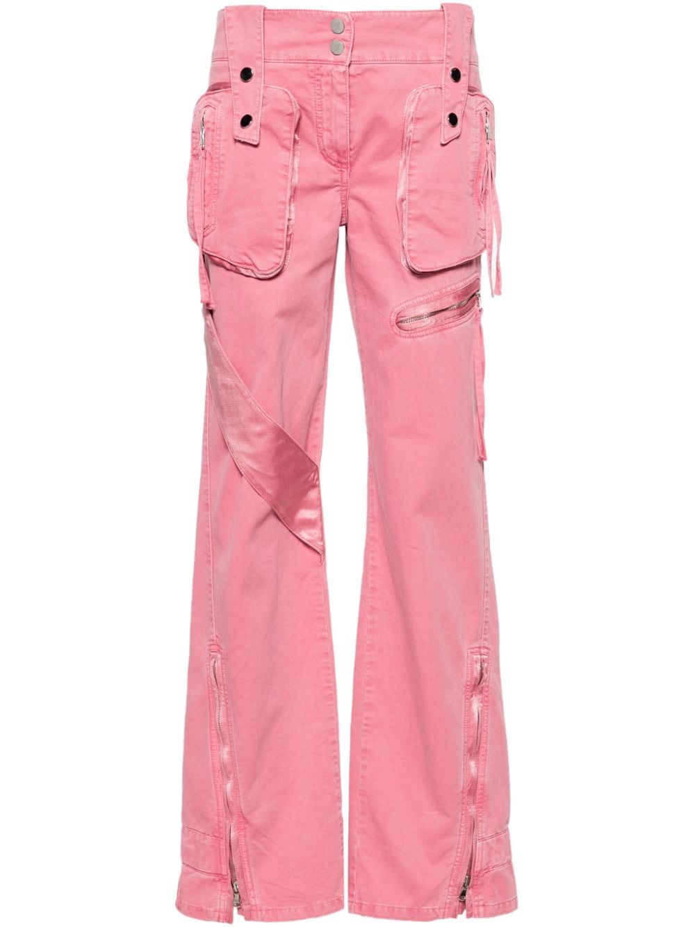 Blumarine Tief sitzende Cargohose - Rosa von Blumarine