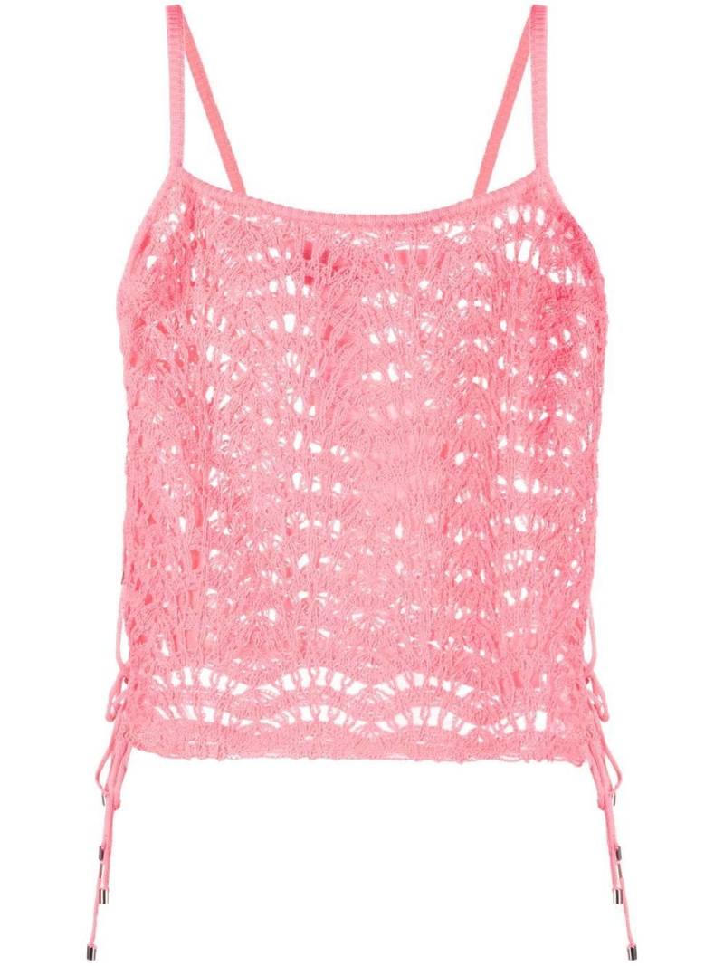 Blumarine Gehäkeltes Cropped-Top - Rosa von Blumarine