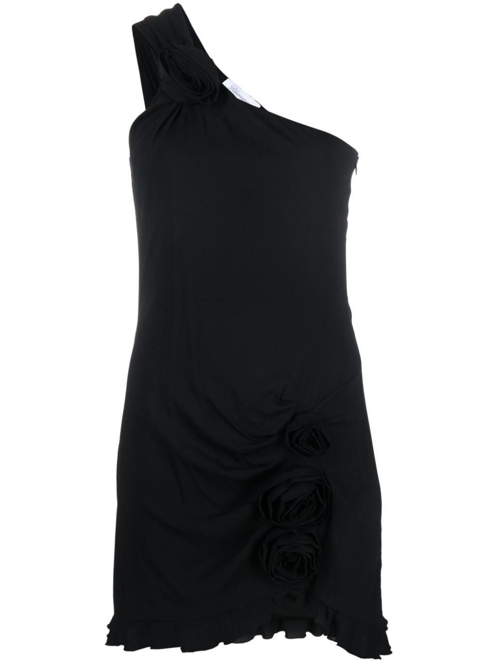 Blumarine Minikleid mit Blumenapplikation - Schwarz von Blumarine