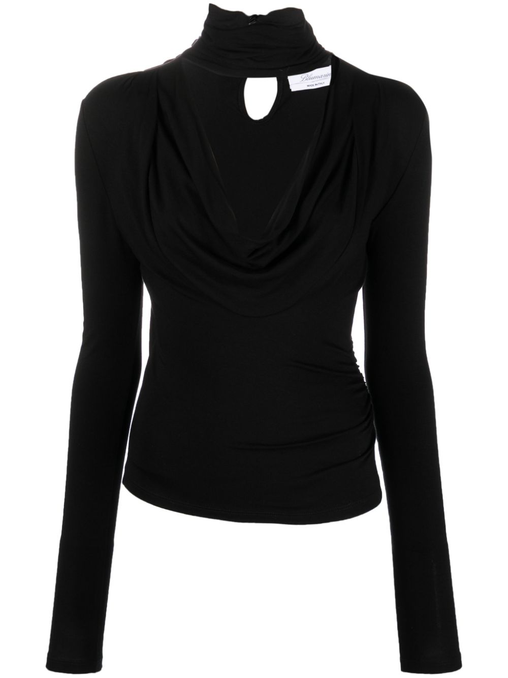 Blumarine Pullover mit Stehkragen - Schwarz von Blumarine