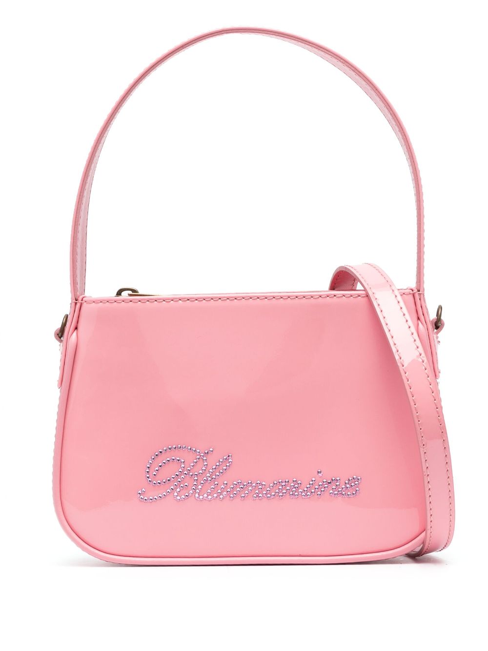 Blumarine Mini-Tasche mit Logo - Rosa von Blumarine